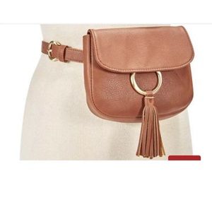 I.N.C. Tassel Fanny Pack Belt Large